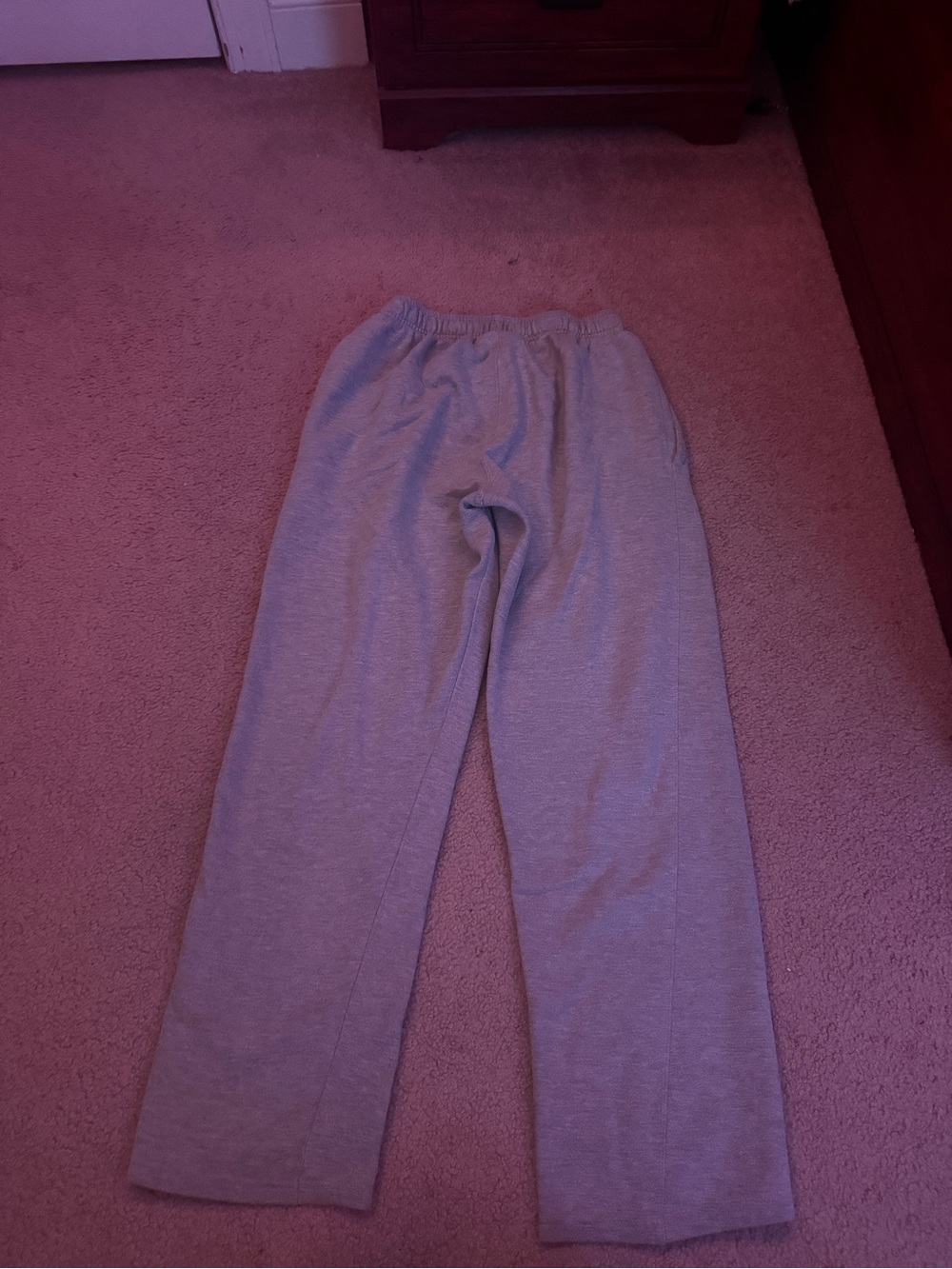 Champion Gray Sweatpants with Embroidered Logo - Picture 3 of 4